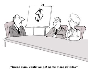 building an assisted living facility needs financial business plan details cartoon caricature